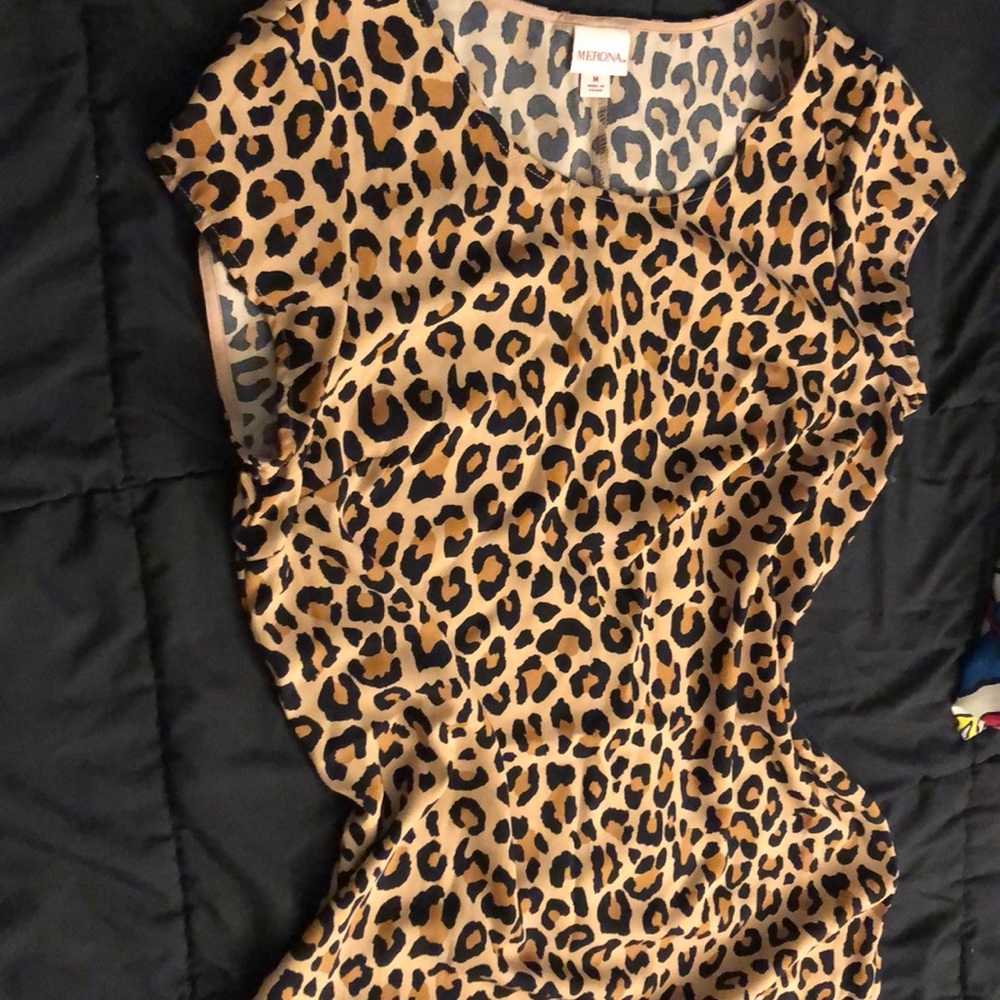 Leopard print dress